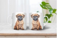 brüsszeli griffon mintás bögre 11