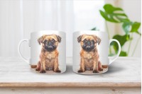 brüsszeli griffon mintás bögre 12