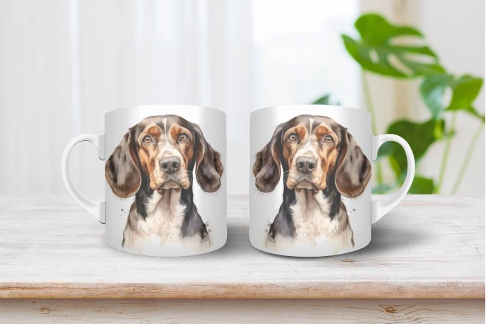 erdélyi kopó mintás bögre 2