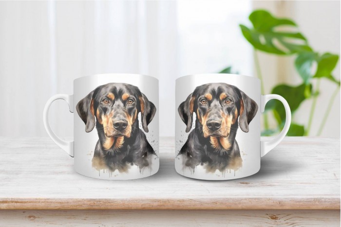 erdélyi kopó mintás bögre 2