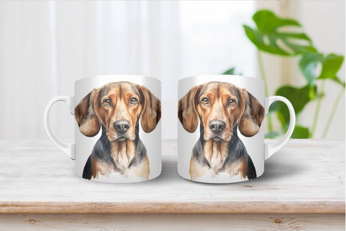 erdélyi kopó mintás bögre 2