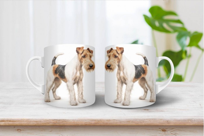 foxterrier mintás bögre 2