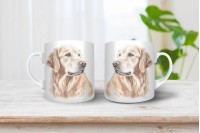 golden-retriever mintás bögre 26