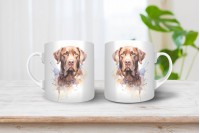 labrador mintás bögre 16