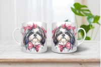 shih-tzu mintás bögre 10