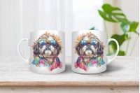shih-tzu mintás bögre 28
