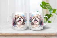 shih-tzu mintás bögre 8