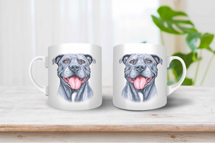  staffordshire bull terrier mintás bögre 2