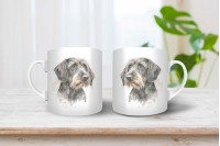 szálkásszőrű tacskó mintás bögre 10