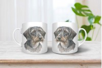 szálkásszőrű tacskó mintás bögre 12