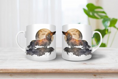 Tacskó mintás bögre