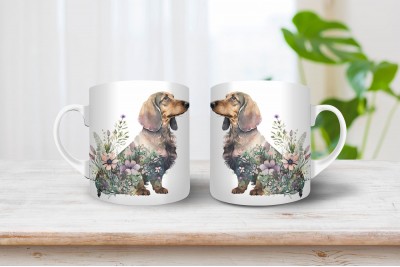 Tacskó mintás bögre