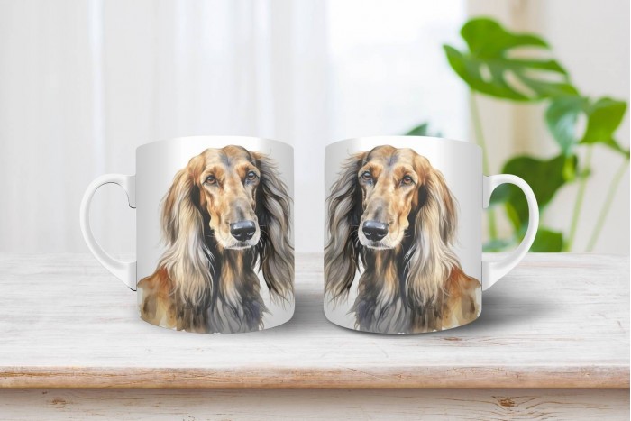 afgán agár mintás bögre 2