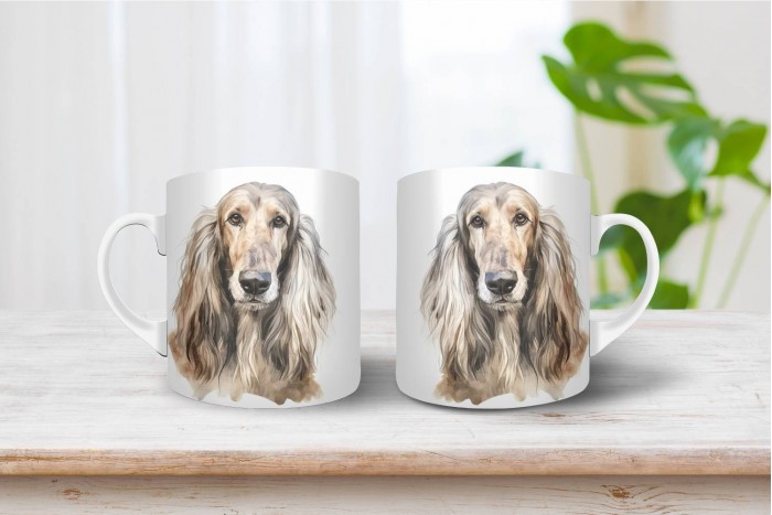 afgán agár mintás bögre 2