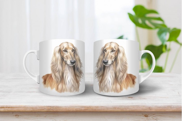 afgán agár mintás bögre 2