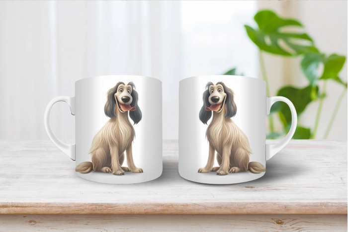 afgán agár mintás bögre 2