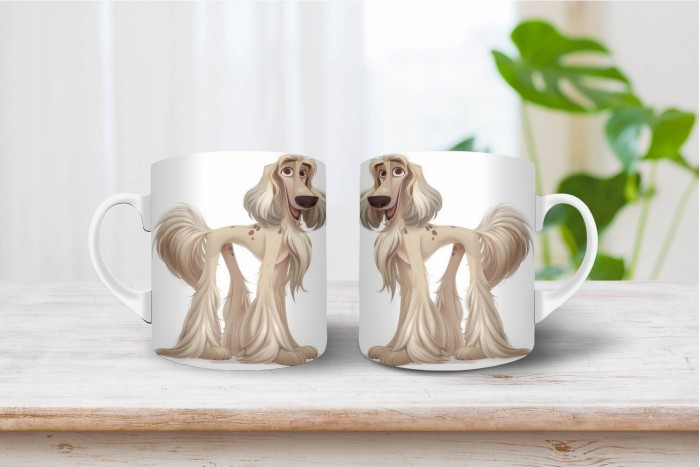 afgán agár mintás bögre 2