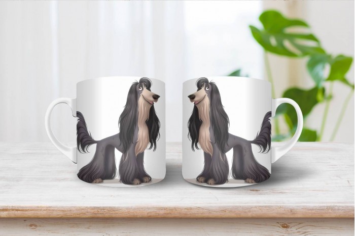 afgán agár mintás bögre 2