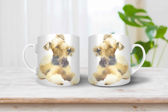 airdale terrier mintás bögre 2