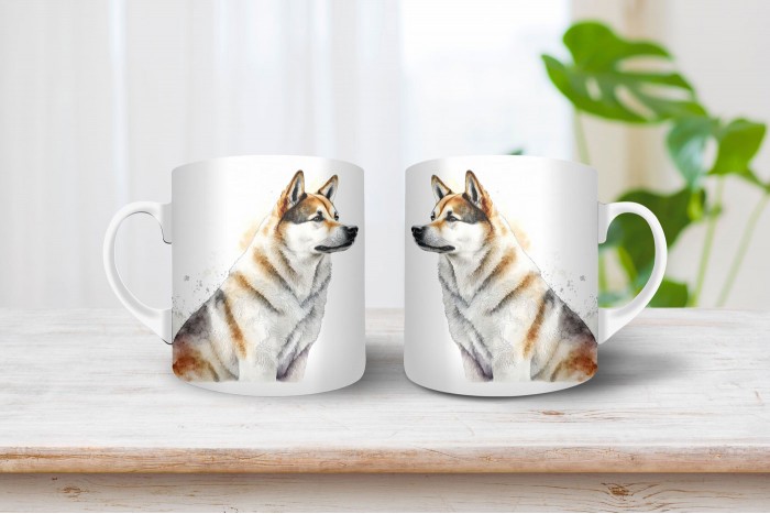 akita inu mintás bögre 2