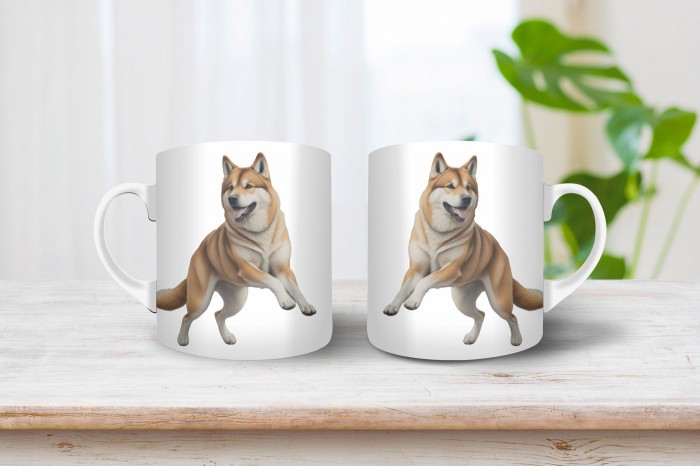 akita inu mintás bögre 2