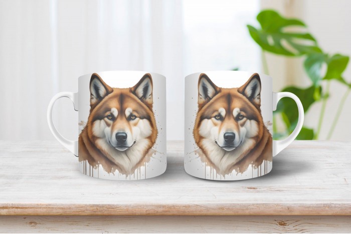 akita inu mintás bögre 2