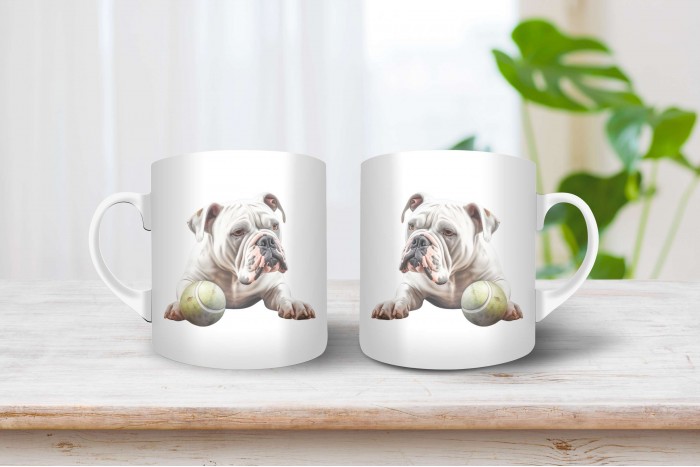 amerikai bulldog mintás bögre 2