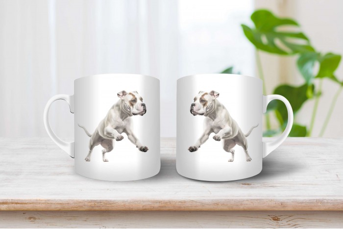 amerikai bulldog mintás bögre 2