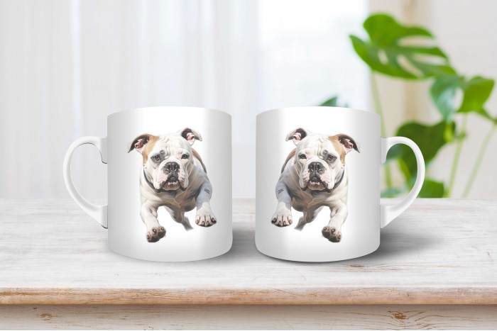 amerikai bulldog mintás bögre 2