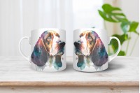 basset hound mintás bögre 4