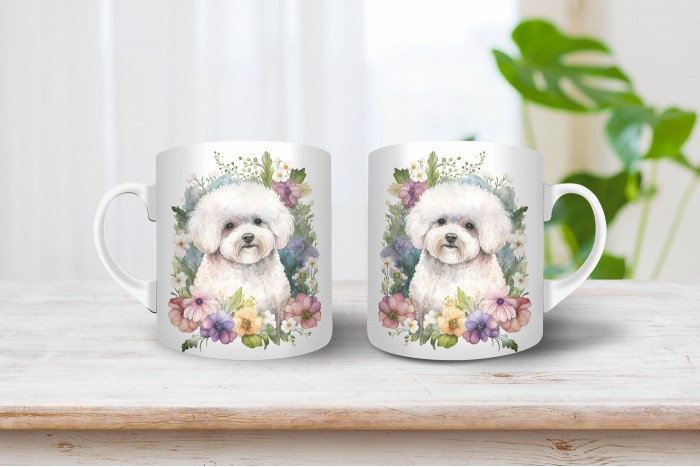 Bichon mintás bögre bichon mintás bögre 2