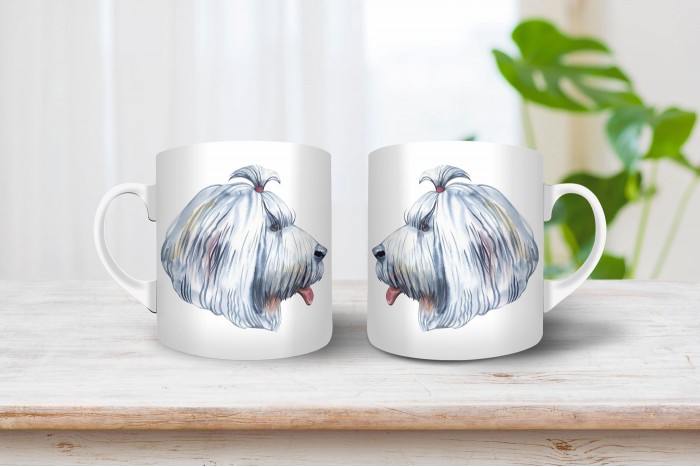 bobtail mintás bögre 2