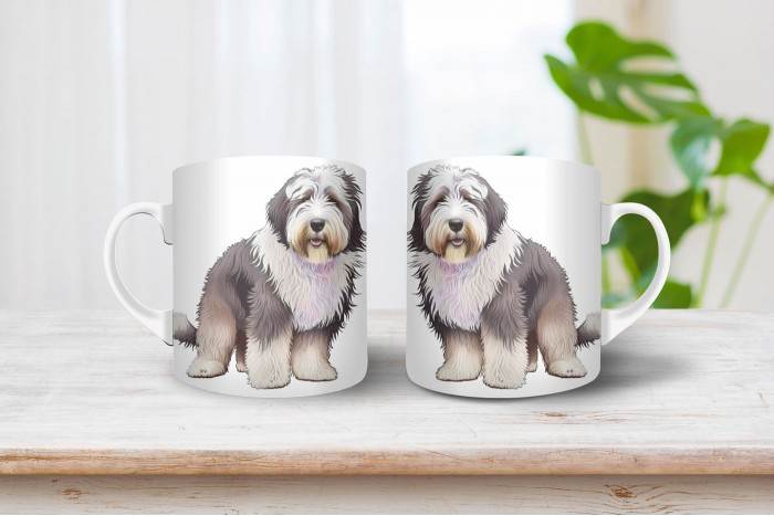 bobtail mintás bögre 2