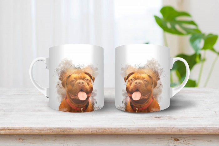 bordeaux-i dog bögre 2