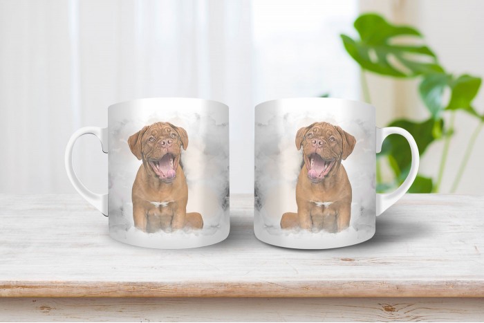 bordeaux-i dog bögre 2