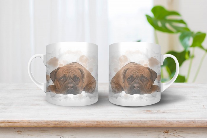 bordeaux-i dog bögre 2