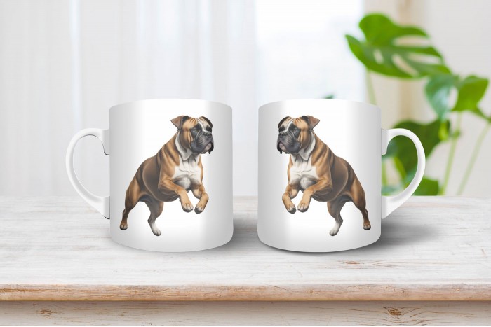 boxer mintás bögre 2