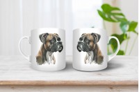 boxer mintás bögre 13