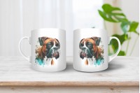 boxer mintás bögre 15