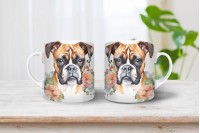 boxer mintás bögre 16