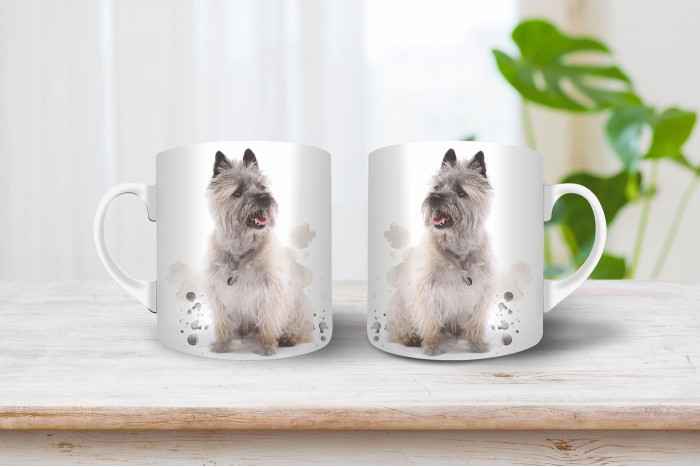 cairn terrier mintás bögre 2