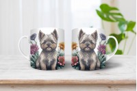 cairn terrier mintás bögre 7