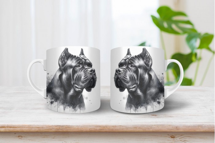 vágott fülű cane corso bögre 2