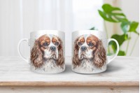 cavalier king charles spániel mintás bögre 10