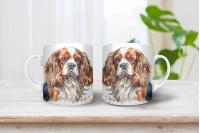 cavalier king charles spániel mintás bögre 3