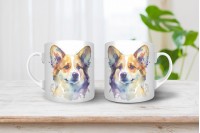 corgi mintás bögre 6