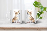 corgi mintás bögre 7