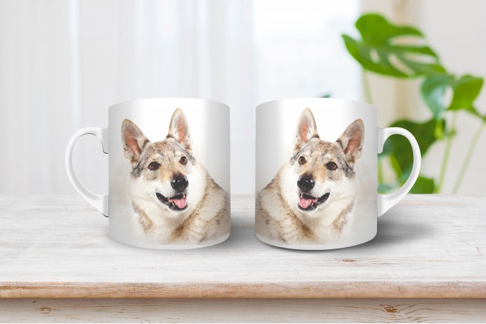 csehszlovák farkaskutya mintás bögre 2