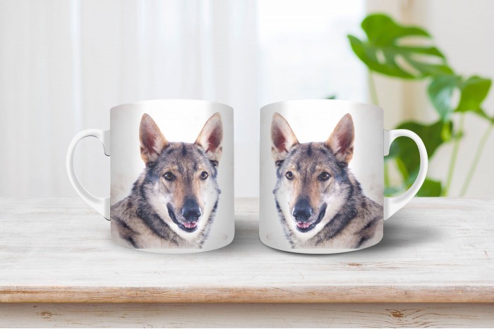 csehszlovák farkaskutya mintás bögre 2