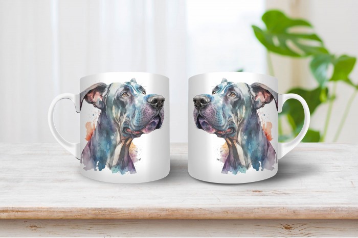 német dog mintás bögre 2